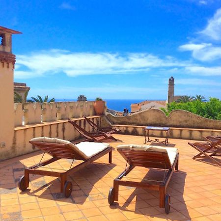 Villa Mimosa Taormina Rooftop Terrace Exterior photo